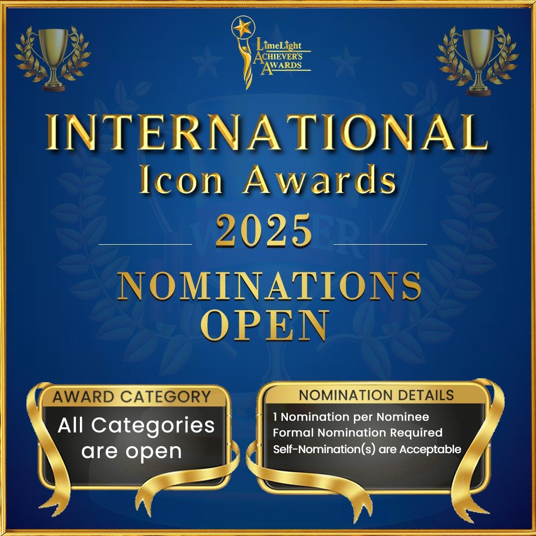Limelight Achievers Awards 2025 – Internationl Icon Awards