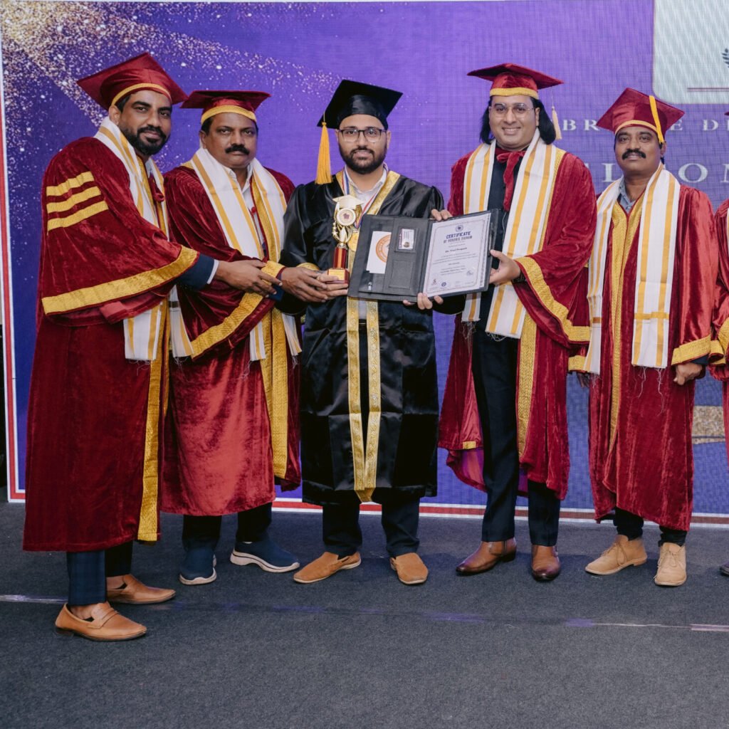 Honorary Doctorate in India 2025 – Global Recognition Awards for Education, Entrepreneurship, Social Work, Arts, Technology, and Leadership