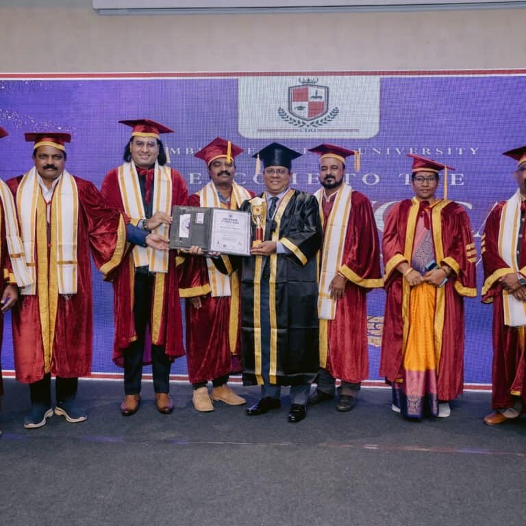 Honorary Doctorate in Sri Lanka for Education, Business, Social Work, Arts, and Technology