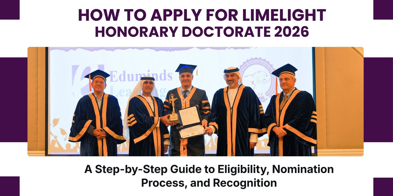 How to Apply for Limelight Honorary Doctorate 2026