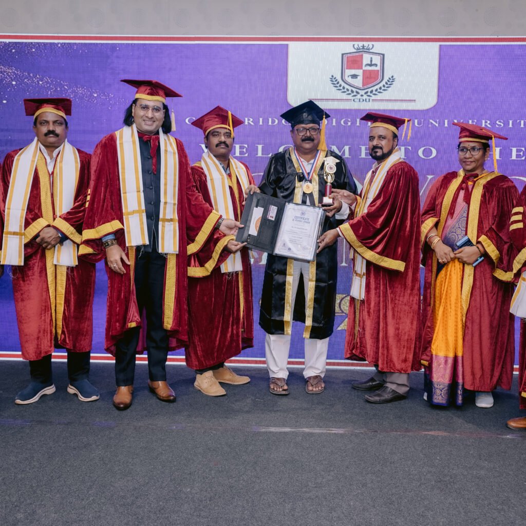 Apply for Honorary Doctorate at Limelight Achievers Awards India ceremony with recipients receiving degree on stage