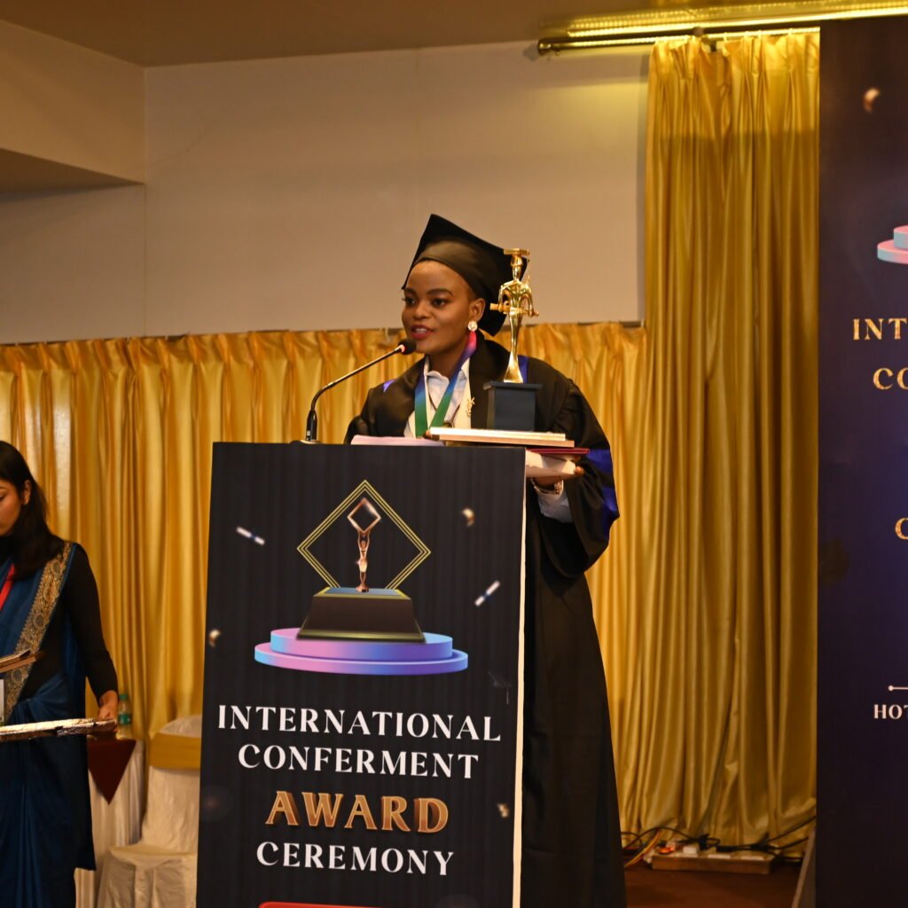 How to get Honorary Doctorate at International Award Ceremony India with speaker on stage